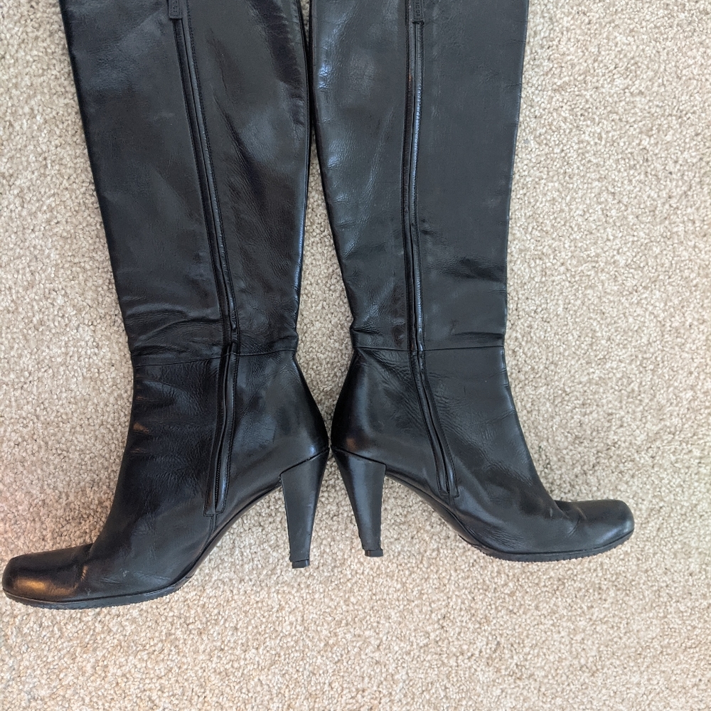 GUCCI tall leather boots - Picture 7 of 8